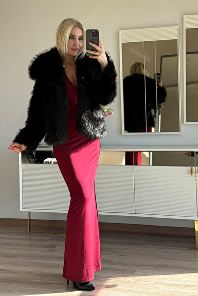 CİDDE Γυναικείο φόρεμα με λαιμόκοψη με μεταλλικό δαχτυλίδι ντραπέ Maxi βραδινό φόρεμα Κομψό ντεσιμποτέ για την αποφοίτηση