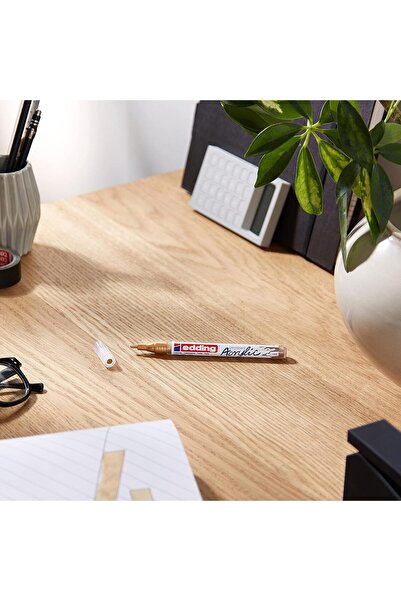 Edding Acrylic Marker 5300 Fine - Rich Gold Matte - 1 Pen