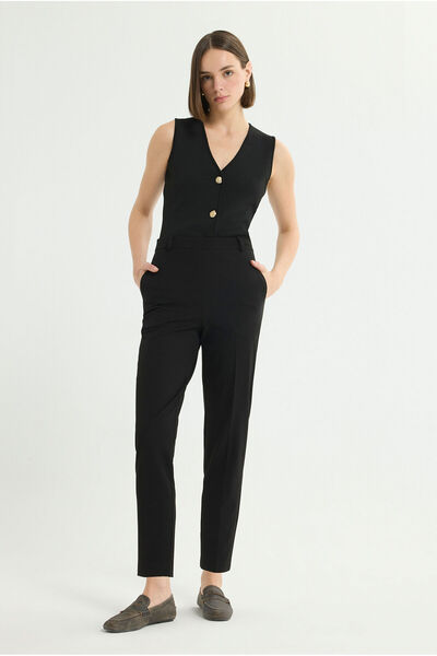 Love My Body Yandan Fermuarlı Pantolon