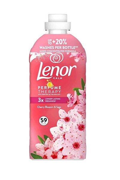 lenor Perfume Therapy Fabric Softener - Cherry Blossom & Sage, calm, floral and slightly aromatic aroma...