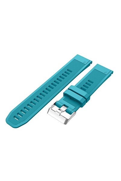 PHN MAG Quick-Release 22mm Cyan Strap for Garmin Fenix/Forerunner (screwdriver included)