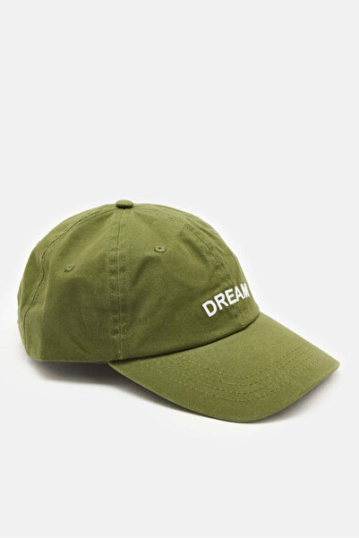 REDTAG Women Olive Embroidered Cap