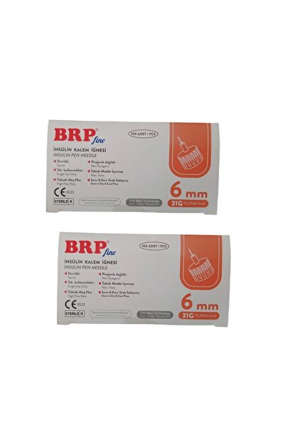 BRP 200 Adet Kalem İğnes i 6mm 32G