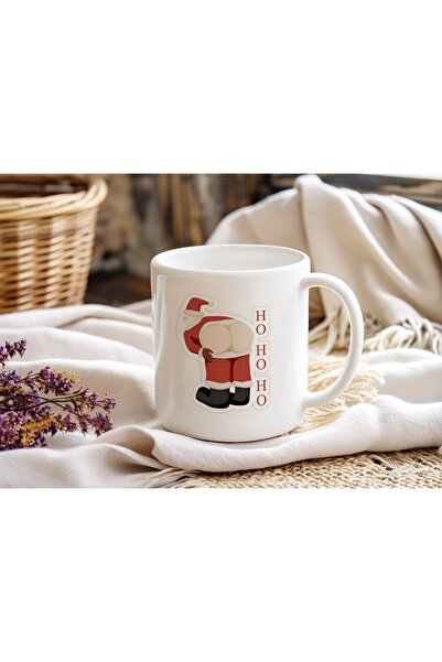 Beramussa كوب بتصميم سانتا كلوز مضحك من هو هو بوبو - كوب هدية مرح لعيد الميلاد