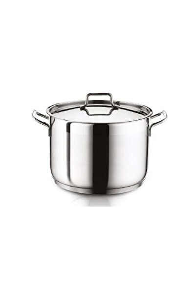 Arian Stainless steel pot with double base and lid, 4.5 L, 22×12 cm -