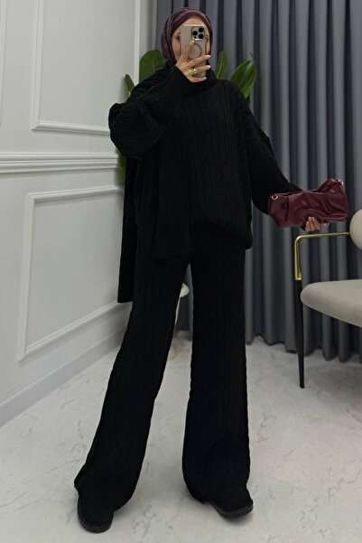 La Perla Boutique Passo Hair Braided Scarf Detailed Double Set