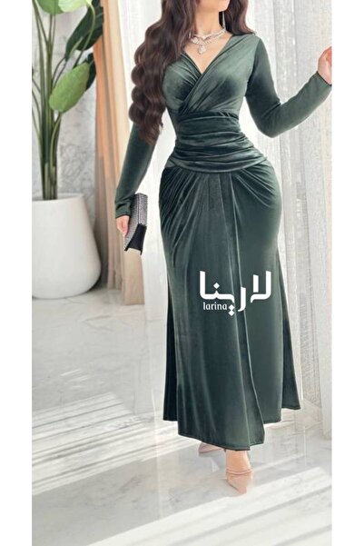 larinastyles فستان سادن