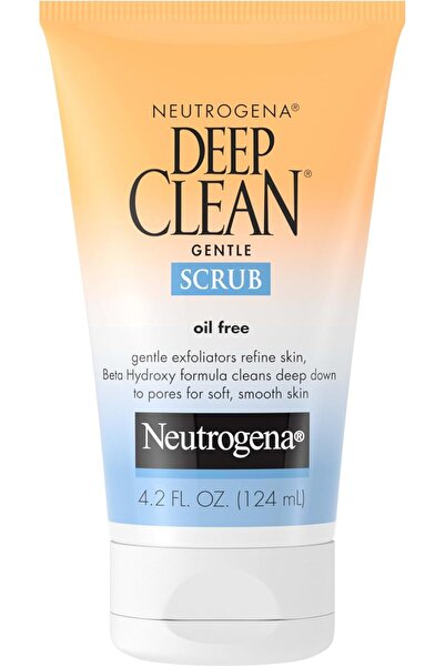 Neutrogena Deep Clean Gentle Daily Facial Scrub, Oil-Free Cleanser 4.2 fl. Oz
