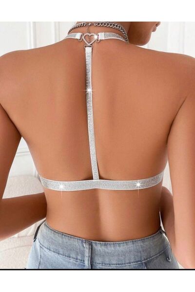 CES'Y LİNGERİE Front Opening Clip-On Ecru Women's Bra