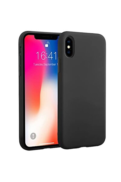 PlanetPhone Husă pentru iPhone X/XS, silicon ultra subțire, interior textil, ...