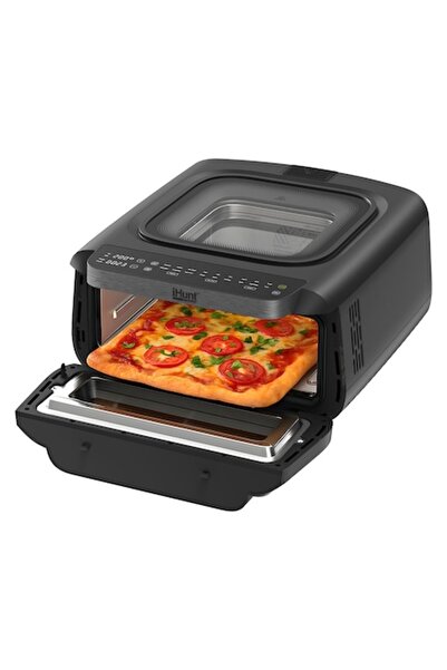 iHunt Bro Pizza Air Fryer ULTRA FAST, 13L, 2100W, 3-in-1, 40°C - 380°C, Digital Touch, Window, Black