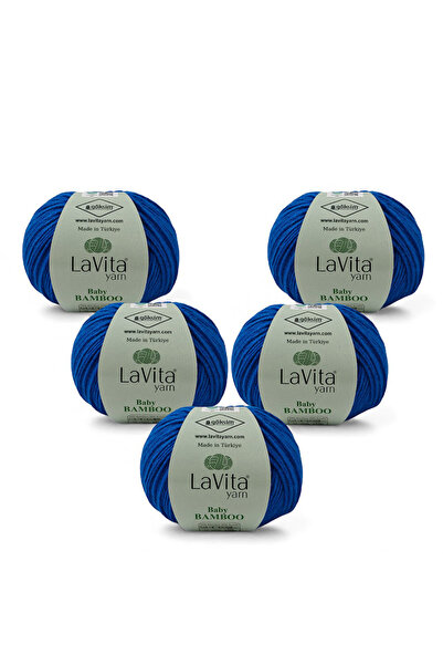 LaVita Yarn Fir de tricotat manual Baby Bamboo 50% Bambus 50% Acrilic 250gr 5...