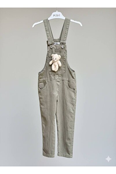 Linoş Kids Unisex Tulum Salopet Erkek Çocuk Ayıcıklı Tulum Kız Çocuk Ayıcıklı...