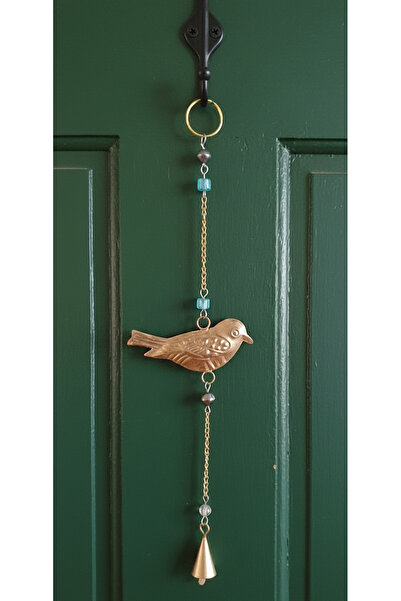 PİRAMİGO Feng Shui Neşe Şifa Sevgi Canlandırıcı Sinek Kuşu Metal Rüzgar Çanı