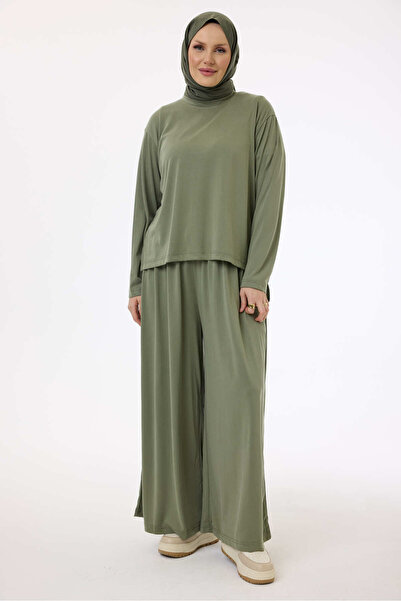 My City 5712 - Stylish Comfortable Soft Textured Women's Blouse Pants Set