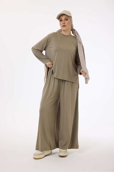 My City 5712 - Stylish Comfortable Soft Textured Women's Blouse Pants Set