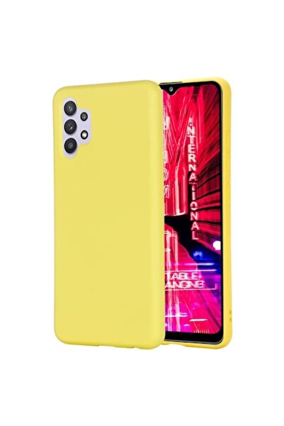 PlanetPhone Husa pentru Samsung A32 5g, galbena, subțire din silicon cu inter...