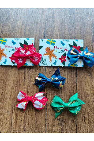 LORESİMA AKSESUAR بطاقة تهنئة بعيد الميلاد للأطفال مع مشبك 5 قطع