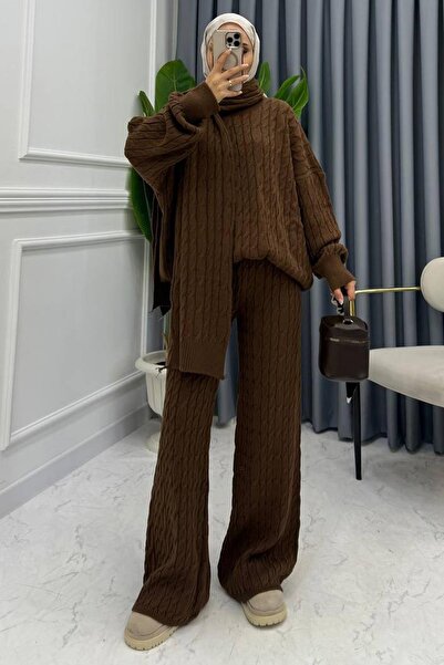 La Perla Boutique Passo Hair Braided Scarf Detailed Double Set