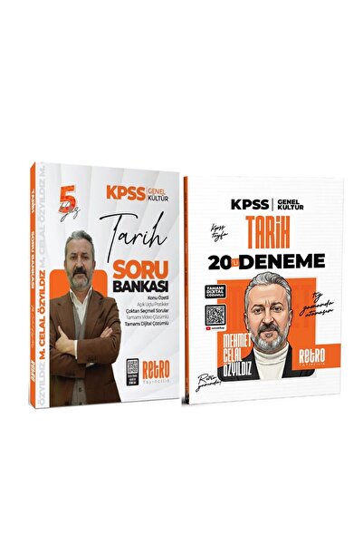 Ankara Kitap Merkezi Retro Yayıncılık KPSS Genel Kültür Tarih Soru Bankası ve...