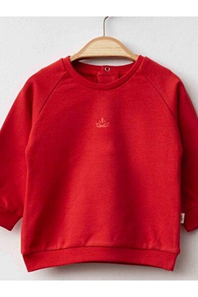 Zekids Baby Organic Red Sweatshirt