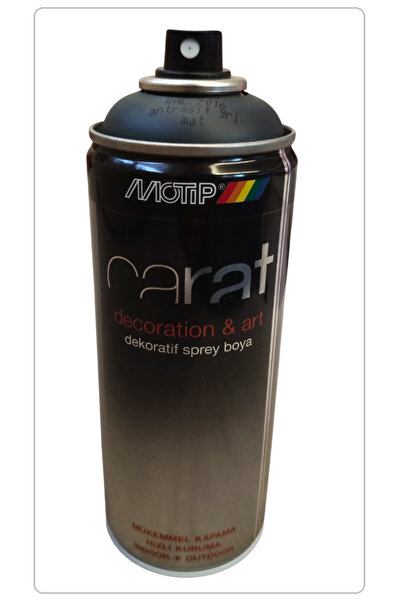 Motip CARAT SPREY BOYA (ANTRASİT GRİ MAT) 400 ML - RAL 7016