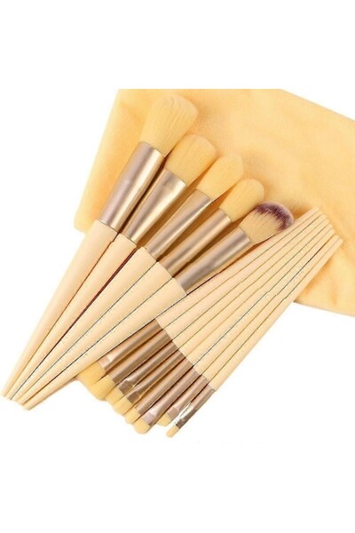 KERNOWSUN 13 Makeup Brushes Set - Soft Brushes for Foundation, Blush, Powder ...