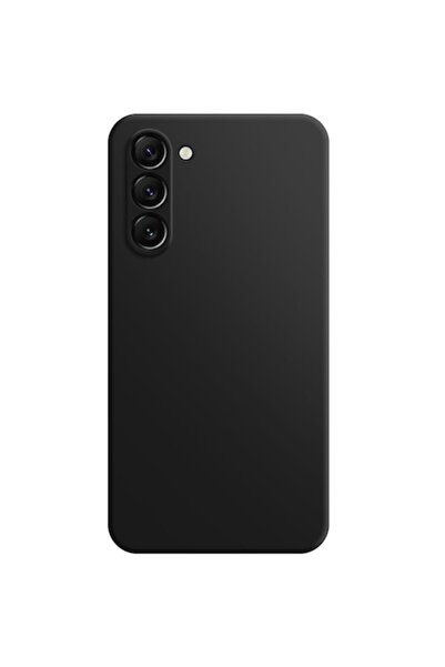 PlanetPhone Husă de protecție din silicon pentru Samsung Galaxy S23 Plus - Neagră, Ultra Subțire, Interior din Catifea