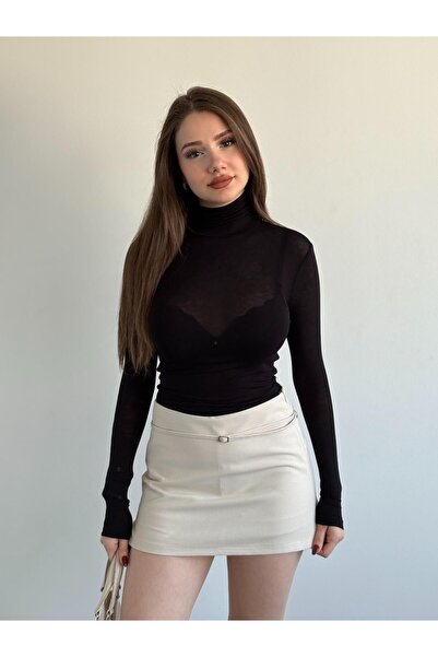 bbeox.com İnce Kemerli Şort Etek