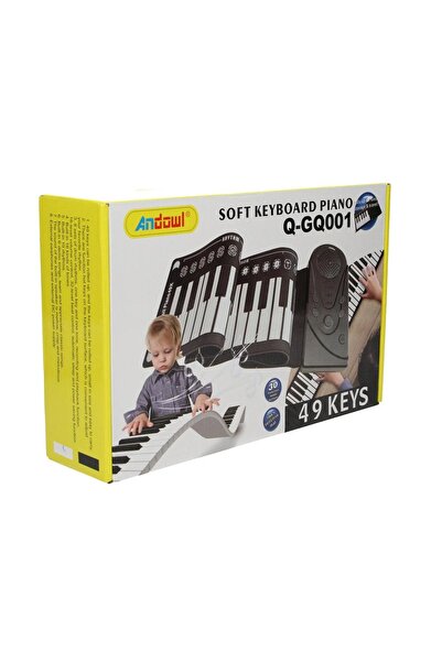 DVIP Andowl Q-gq001 49 Tuşlu Katlanabilir Rulo Piyano - Kayıt Özellikli Taşınabilir Silikon Org
