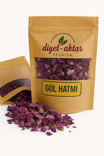 DiyetAktar Premium Gül Hatmi 100 gr– Doğal Kurutulmuş Mor Hatmi Çiçeği