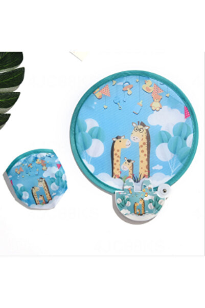 MOR SALKIM HOME Πτυσσόμενη βεντάλια ιαπωνικού στυλ (με 3 φιγούρες καμηλοπάρδα...