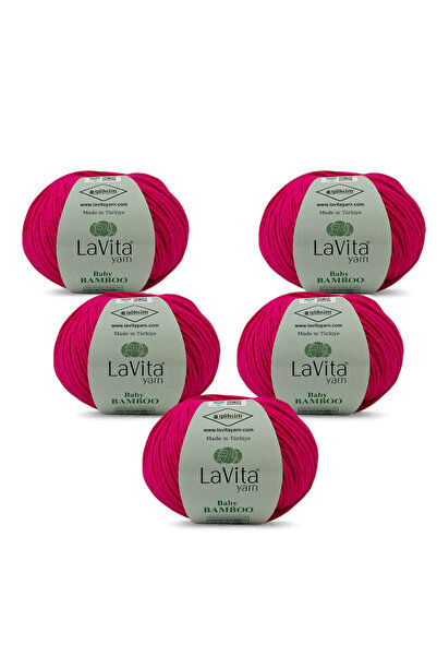 LaVita Yarn Fir de tricotat manual Baby Bamboo 50% Bambus 50% Acrilic 250gr 5...