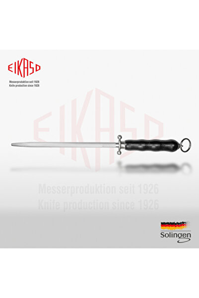 Eikaso Round sharpening steel with wooden handle