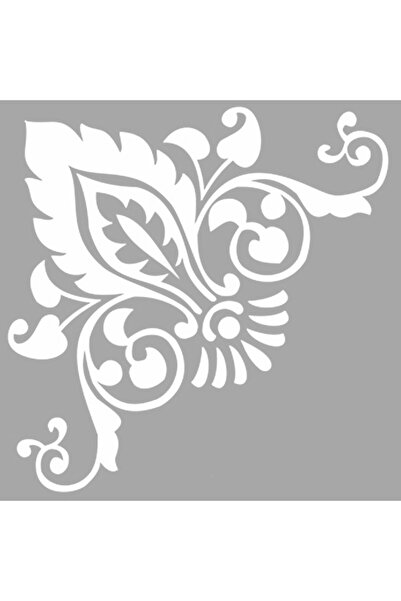 Artikel Karo Köşe 4 Stencil Boyama şablonu 30x30 cm, Duvar Stencil, Fayans St...