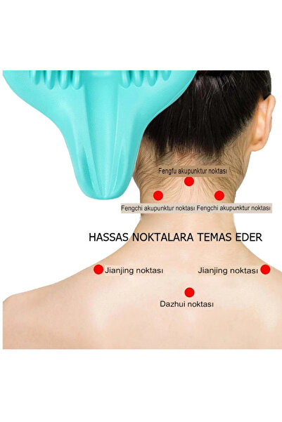 byhodi Ortopedik Servikal Boyun Masaj Yastığı Dik Duruş Destekleyici Omurilik...