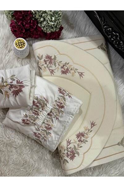 WAREEF FASHION Tulip Luxury Prayer Mat Set