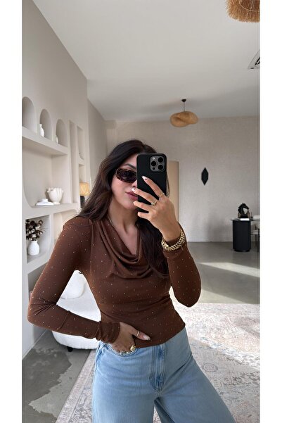 Buket Teke Tan Stone Degaje Blouse