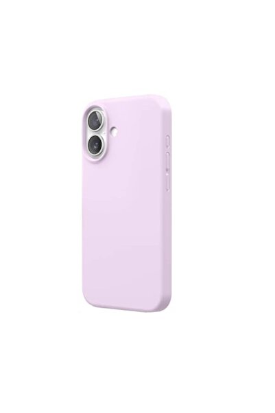 PlanetPhone Husă de protecție compatibilă cu iPhone 16, silicon ultra subțire, mov, interior din microfibră, PlanetP