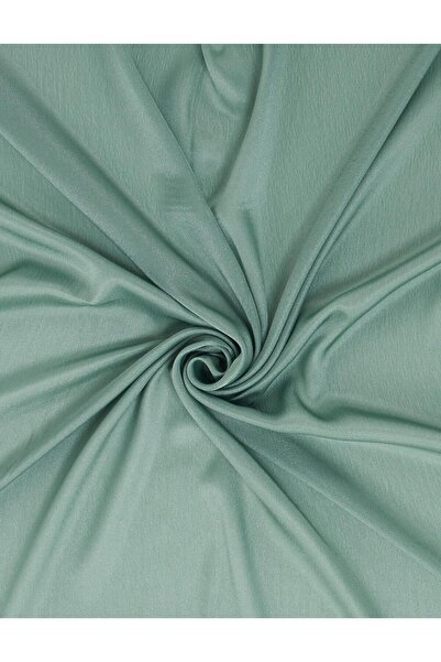 Kayra Silvery Plain Scarf Mint