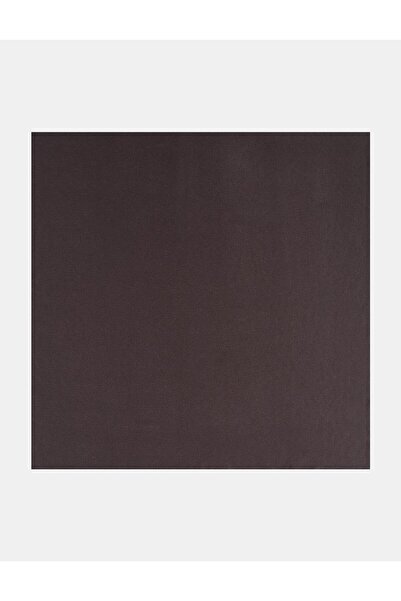 Kayra Silvery Plain Scarf Bitter Brown