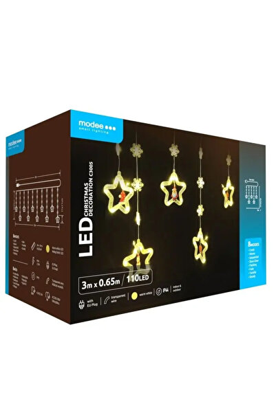 MODEE Ghirlandă luminoasă decorativă C 3005, 110 LED-uri, 2,7 W, 3 m x 0,65 m...