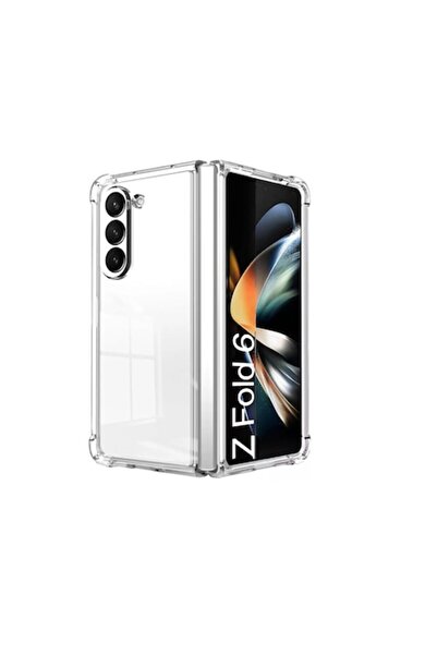 PlanetPhone Husă de protecție pentru Samsung Galaxy Z Fold 6, rezistentă la șocuri, calitate premium, transparentă, silicon și protecție...