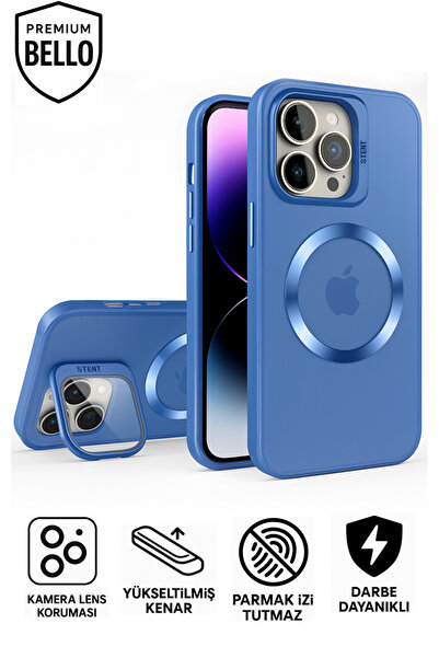 Tech&bello accessories حافظة هاتف آيفون 14 برو مع حامل كاميرا ماج سيف وحماية ...