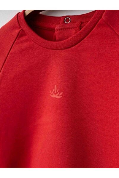 Zekids Baby Organic Red Sweatshirt