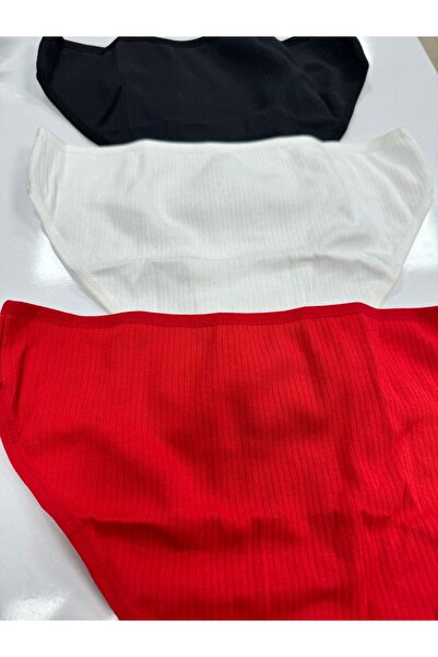 EROSSHOP Γυναικεία βασικά βαμβακερά εσώρουχα 3 τεμαχίων