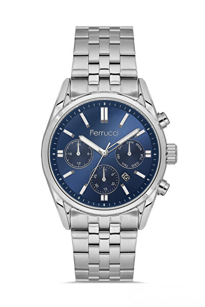 Ferrucci Silver Steel Cord Men's Wristwatch L03608M.02