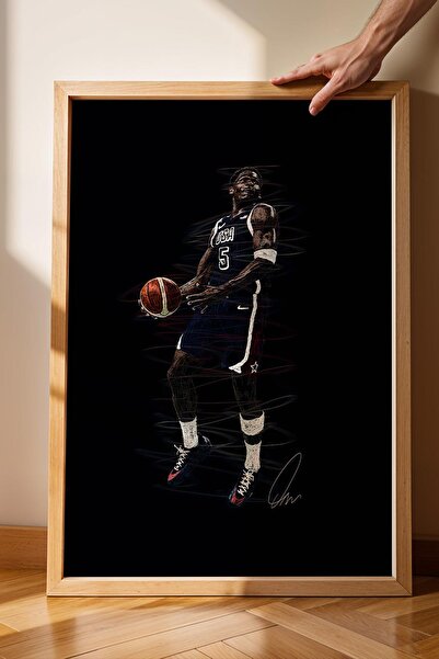 Saturn Pictură înrămată de Anthony Edwards Baschet NBA - Poster estetic