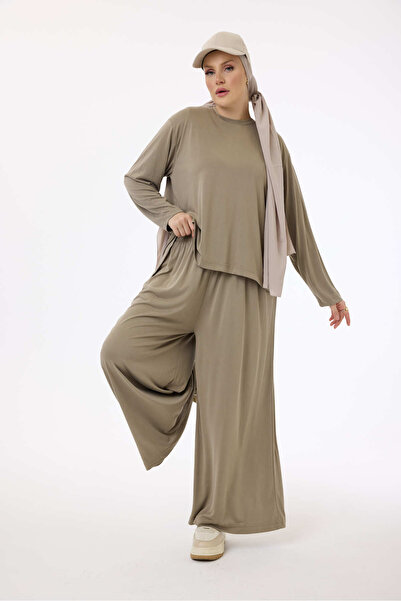 My City 5712 - Stylish Comfortable Soft Textured Women's Blouse Pants Set