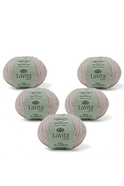 LaVita Yarn Νήμα Πλεξίματος Χειροποίητο Μπαμπού 50% Μπαμπού 50% Ακρυλικό 250γ...